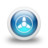 Glossy 3d blue orbs2 108 Icon